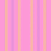 Velief stripe pattern texture, hippie seamless lines background. 6pen fabric vertical textile in pink and amber colors. vector