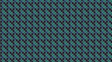 Abstract seamless pattern with overlapping scales in teal, dark green, and black. Perfect for textile design, website backgrounds, or any project needing a stylish, textured backdrop. vector