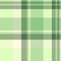 Page check texture, india plaid tartan pattern. Art textile background seamless fabric in green and light colors. vector