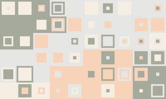 Abstract pastel square pattern. Modern geometric design ideal for backgrounds, website headers, presentations, or social media. Soft, calming color palette evokes feelings of serenity and order. vector
