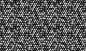 Abstract monochrome polka dot pattern. Seamless texture of varying sized circles creating a dynamic, flowing design. Ideal for backgrounds, textiles, website design, and modern art projects. vector
