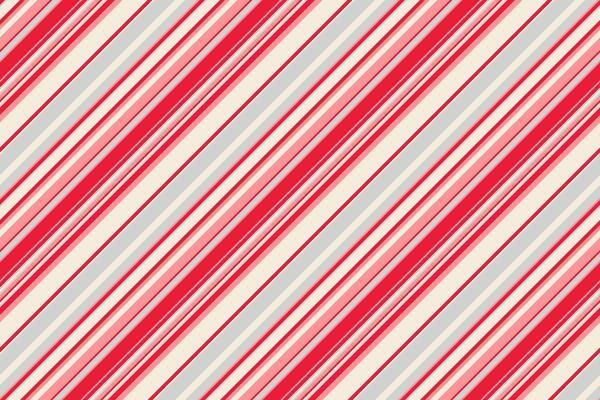 Vibrant diagonal stripes in red, pink, and gray create a cheerful, festive pattern. Perfect for backgrounds, textiles, or holiday designs, this seamless texture offers a classic yet modern aesthetic.