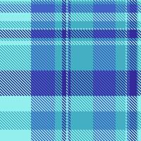 Vibrant teal and blue plaid pattern. Perfect for textile design, fashion, and web backgrounds. This seamless texture offers a stylish, modern feel with a touch of classic charm. vector