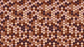 Abstract geometric pattern featuring a dynamic diagonal arrangement of multicolored circles. vector