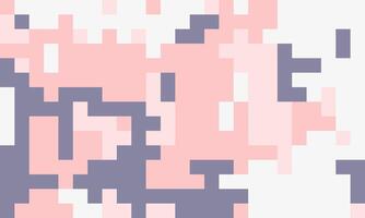 Abstract pixel art background. Soft pink and gray blocks create a dreamy, textured effect. Ideal for website banners, social media posts, or modern design projects. vector