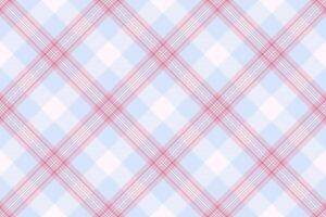 Delicate pastel pink and blue plaid pattern. Perfect for textile design, wrapping paper, or website backgrounds. This seamless, subtly textured design evokes feelings of calm and femininity. vector