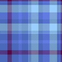 Serene blue and purple plaid pattern. Perfect for textile design, apparel, or website backgrounds. This calming geometric texture evokes feelings of tranquility and sophistication. vector
