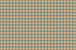 Abstract geometric pattern. Stylish teal and peach houndstooth design, ideal for textile, fashion, or website backgrounds. Repeatable texture adds visual interest and sophisticated style. vector