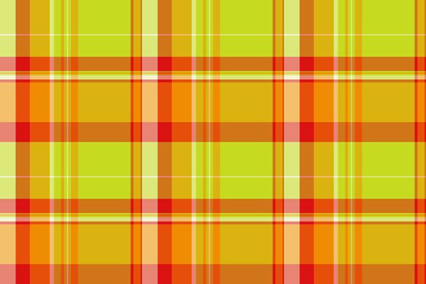 Silk pattern texture textile, designer fabric tartan . Pillow plaid check seamless background in orange and lime colors.