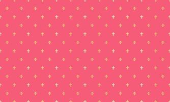 A pink and gold pattern with small stars vector