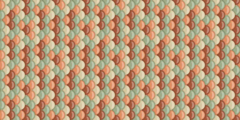Elegant pasteltoned geometric pattern, featuring a seamless design of overlapping scales. Ideal for backgrounds, textiles, and website design.