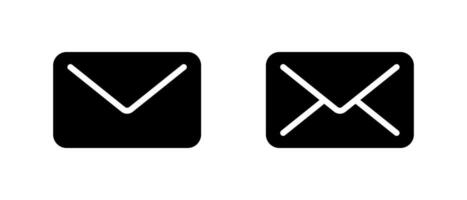 Envelope, message icon in generic design. Newsletter, chat, email sign symbol vector