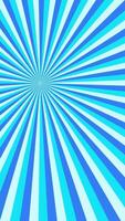 Geometrical abstract cyan ray burst background design - seamless loop animation video