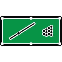 Billiard table icon vector