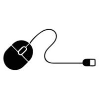 Computer mouse icon illustration vector