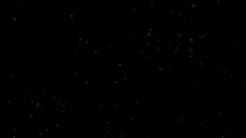 Dust Floating Particles with Transparent Background video