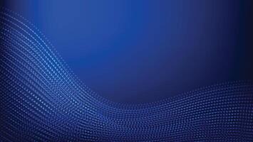 abstract blue wavy lines background with copy space vector