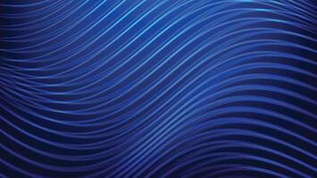 abstract blue wavy line pattern background vector