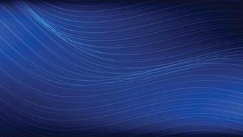 abstract smooth blue wavy graphic lines background vector