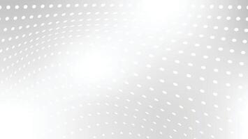 abstract white and grey background with modern dot pattern flowing vector