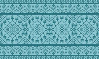 a detailed pattern composed of pixel designs with dark green square on light green background , design for fabric or various pattern printing works. vector