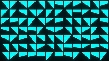 Cyan and Black Many Changing Screens Background VJ Loop in 4K video