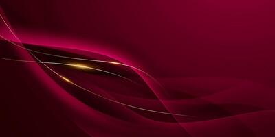 Abstract background with a red and gold swirl vector