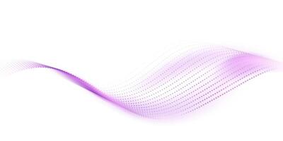 Abstract purple wave background with white space for text vector