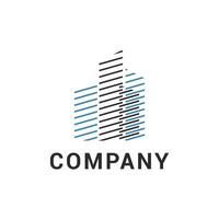 Building Company Modern Architecture Logo Design Concept vector
