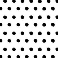 black polka dot seamless pattern background design template vector