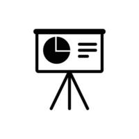 presentation board icon design template vector