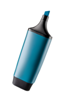 Blue Chisel Tip Highlighter for Bold and Precise Marking png