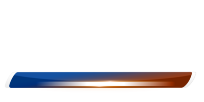 Multicolour Lower third Design on a Transparent Background png