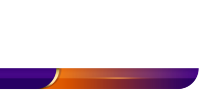 Gradient Lower third Design on a Transparent Background png