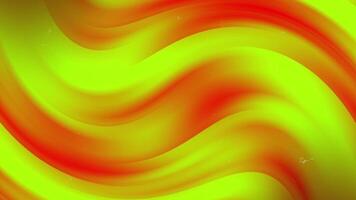 Abstract Flowing Gradient of Red and Yellow Shades on Smooth Background in 4K video