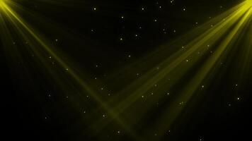 Light Rays Overlay Dark Background with Soft Light Particles Animation video