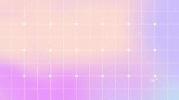 Animated Gradient Background, Soft Pink and Purple with Grid Dust Overlay video