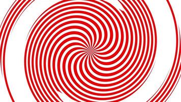 Red and White Animated Twirl Background with Dynamic Movement video