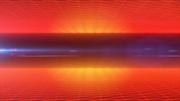 An energetic digital space with a red and orange glowing grid pattern, evoking a sense of futuristic speed and advanced technology concepts, in high quality 4k, motion design video