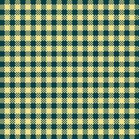 Red Gingham Checkered Pattern. Textile design of textured plaid. Checkered fabric pattern swatch for print, tartan, gift wrap, textiles, checkered background for tablecloth. Yellow and black plaid vector