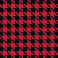 Red Gingham Checkered Pattern. Textile design of textured plaid. Checkered fabric pattern swatch for print, tartan, gift wrap, textiles, checkered background for tablecloth. Texture vector