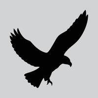 Flying in the sky of Eagle 3 vector