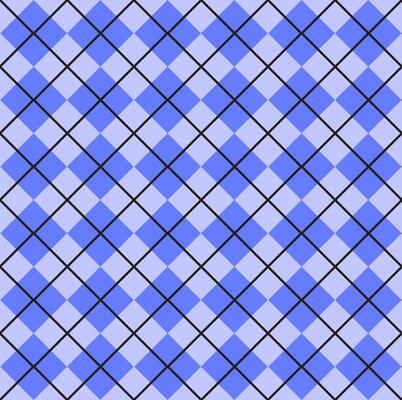 Seamless pattern of checkered plaid isolated on white background
