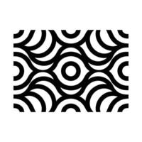 Seamless Abstract Geometric Pattern Modern Black and White Design Repeating Optical Illusion Texture vector
