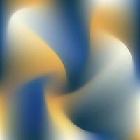 Abstract background with blue and yellow swirls vector