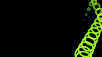 Abstract glowing concentric polygons on a dark background video