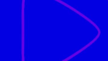 Abstract Green Play Button animation on Black Background video