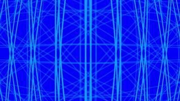 Deep blue abstract background with dynamic lines. video
