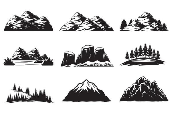 Mountain Icons - Acme Series