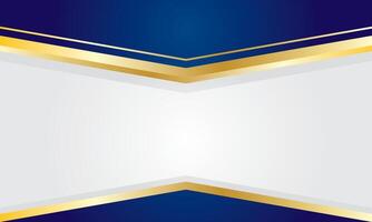 Blue and gold background is perfect for certificate template design vector
